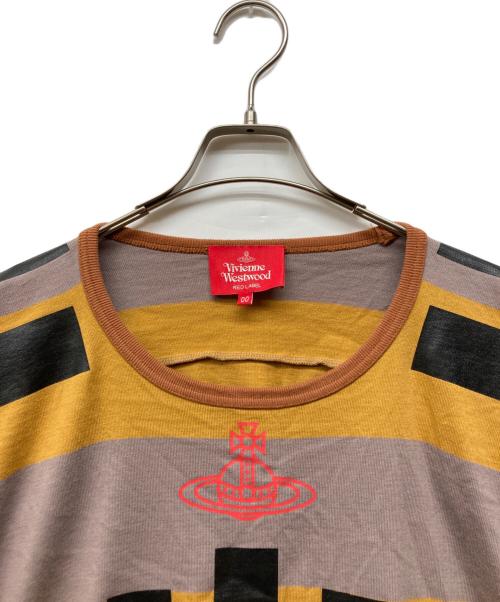 Vivienne Westwood RED LABEL（ヴィヴィアンウエストウッドレッドレーベル）Vivienne Westwood RED LABEL (ヴィヴィアンウエストウッドレッドレーベル) オーブプリント オーバーサイズカットソー マルチカラー サイズ:00の古着・服飾アイテム