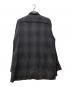 SUBLATIONS (サブレーションズ) OMBRE CHECK PAJAMA SHIRT ブラック サイズ:２：18000円