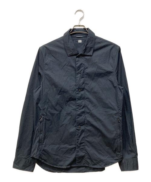 C.P COMPANY（シーピーカンパニー）C.P COMPANY (シーピーカンパニー) コットンシャツジャケット ブラック サイズ:Lの古着・服飾アイテム