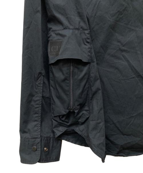 C.P COMPANY（シーピーカンパニー）C.P COMPANY (シーピーカンパニー) コットンシャツジャケット ブラック サイズ:Lの古着・服飾アイテム