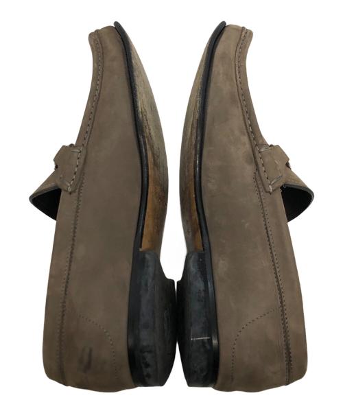 Salvatore Ferragamo（サルヴァトーレ フェラガモ）Salvatore Ferragamo (サルヴァトーレ フェラガモ) ビットヌバックローファー ベージュ サイズ: 7 1/2の古着・服飾アイテム