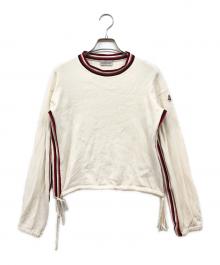 MONCLER（モンクレール）の古着「ドローストリングニット」｜ホワイト