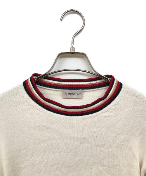 MONCLER（モンクレール）MONCLER (モンクレール) ドローストリングニット ホワイト サイズ:XSの古着・服飾アイテム