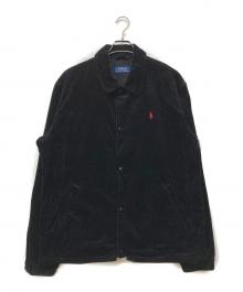 POLO RALPH LAUREN（ポロ・ラルフローレン）の古着「コーデュロイコーチジャケット」｜ブラック