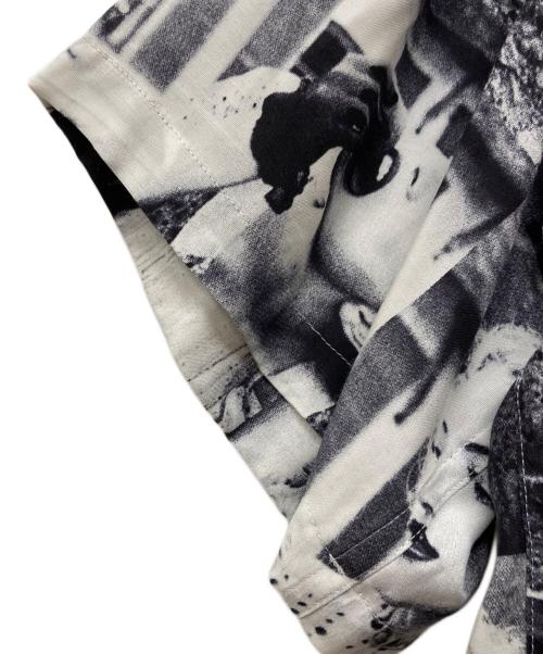 WACKO MARIA（ワコマリア）WACKO MARIA (ワコマリア) Revenge (リベンジ) ELLEN VON UNWERTH ハワイアンシャツ ブラック×ホワイト サイズ:XLの古着・服飾アイテム