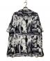 WACKO MARIA（ワコマリア）の古着「ELLEN VON UNWERTH ハワイアンシャツ」｜ブラック×ホワイト