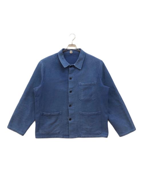 USED（ユーズド）USED (ユーズド) モールスキンジャケット ブルー サイズ:56の古着・服飾アイテム