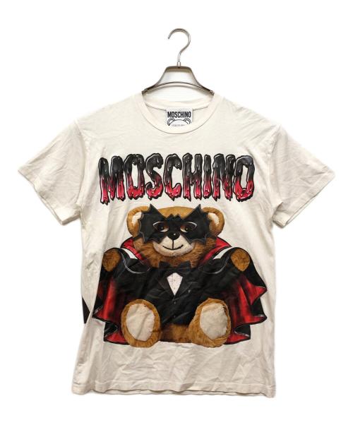 MOSCHINO（モスキーノ）MOSCHINO (モスキーノ) テディベアプリントT ホワイト サイズ:記載無し（実寸サイズをご確認ください）の古着・服飾アイテム