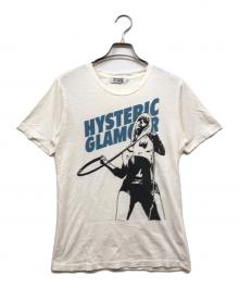 Hysteric Glamour（ヒステリックグラマー）の古着「ガールプリントTシャツ」｜ホワイト