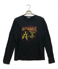Hysteric Glamour（ヒステリックグラマー）の古着「ガールプリントロンT」｜ブラック