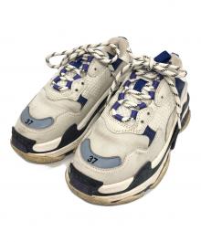 BALENCIAGA（バレンシアガ）の古着「TRIPLE S」｜ホワイト×ネイビー