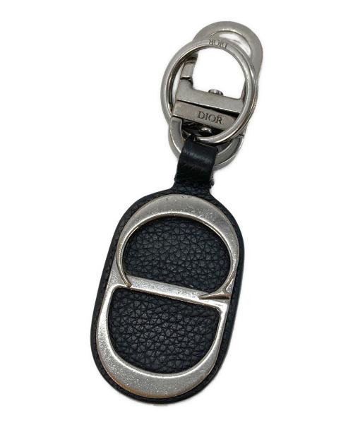 Christian Dior（クリスチャン ディオール）Christian Dior (クリスチャン ディオール) D-TOUCH CDアイコン キーホルダー ブラックの古着・服飾アイテム