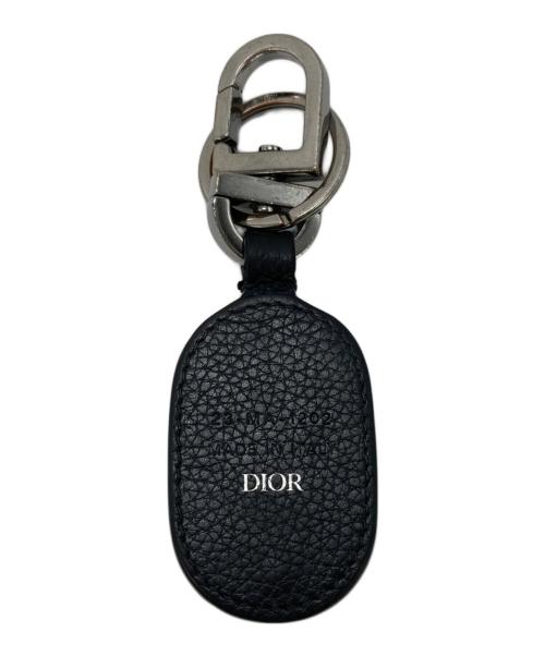 Christian Dior（クリスチャン ディオール）Christian Dior (クリスチャン ディオール) D-TOUCH CDアイコン キーホルダー ブラックの古着・服飾アイテム