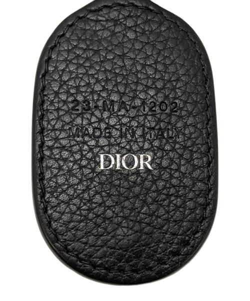 Christian Dior（クリスチャン ディオール）Christian Dior (クリスチャン ディオール) D-TOUCH CDアイコン キーホルダー ブラックの古着・服飾アイテム