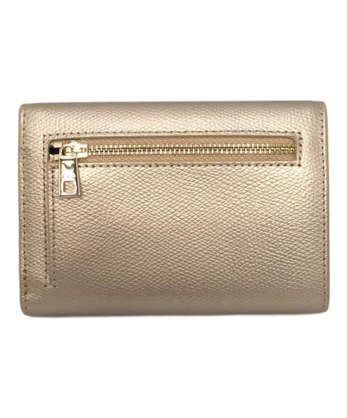 FURLA（フルラ）FURLA (フルラ) 1927 M COMPACT WALLET ゴールドの古着・服飾アイテム