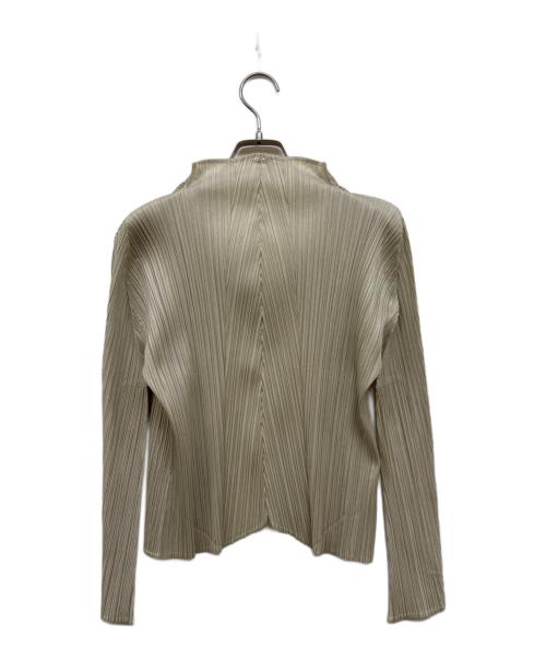 PLEATS PLEASE（プリーツプリーズ）PLEATS PLEASE (プリーツプリーズ) プリーツジャケット ベージュ サイズ:3の古着・服飾アイテム