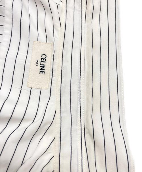 CELINE（セリーヌ）CELINE (セリーヌ) Classic Shirt Striped Poplin ホワイト サイズ:40の古着・服飾アイテム