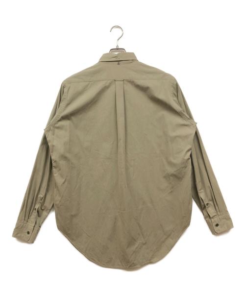 riprap（リップラップ）riprap (リップラップ) 長袖シャツ ベージュ サイズ:Lの古着・服飾アイテム