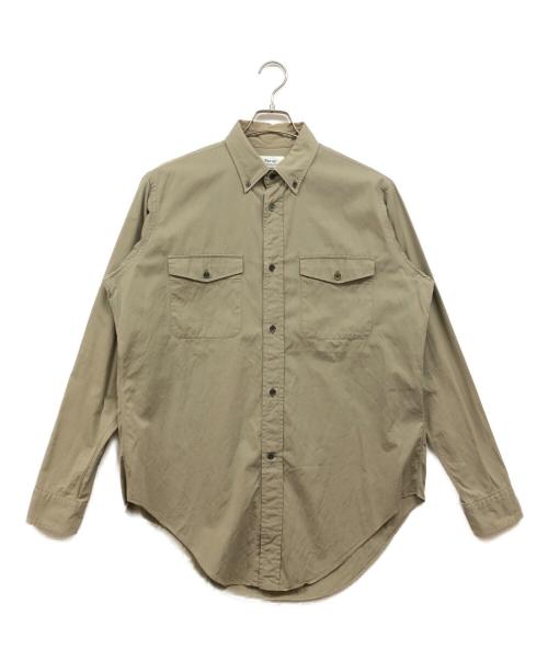 riprap（リップラップ）riprap (リップラップ) 長袖シャツ ベージュ サイズ:Lの古着・服飾アイテム