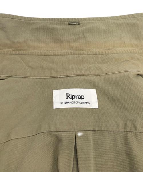 riprap（リップラップ）riprap (リップラップ) 長袖シャツ ベージュ サイズ:Lの古着・服飾アイテム