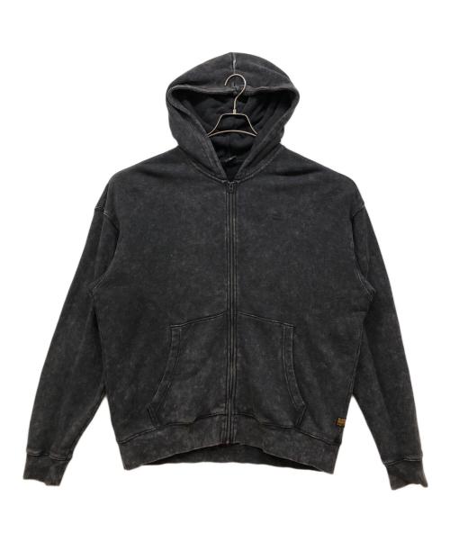 G-STAR RAW（ジースターロゥ）G-STAR RAW (ジースターロゥ) WASHED LOOSE FULL ZIP グレー サイズ:Lの古着・服飾アイテム