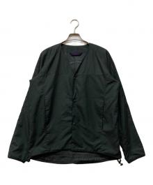 Needles sportswear（ニードルズスポーツウェア）の古着「ノーカラージャケット」｜ブラック