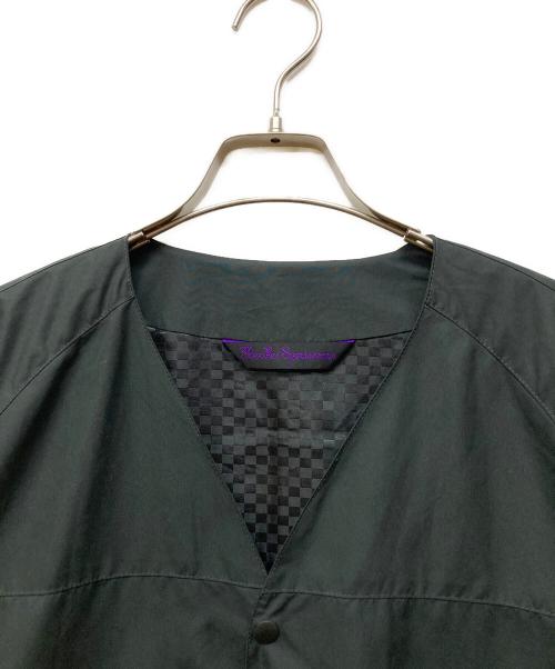 Needles sportswear（ニードルズスポーツウェア）Needles sportswear (ニードルズスポーツウェア) ノーカラージャケット ブラック サイズ:Sの古着・服飾アイテム