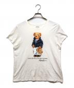 POLO RALPH LAURENポロ・ラルフローレン）の古着「ポロベアプリントカットソー」｜ホワイト