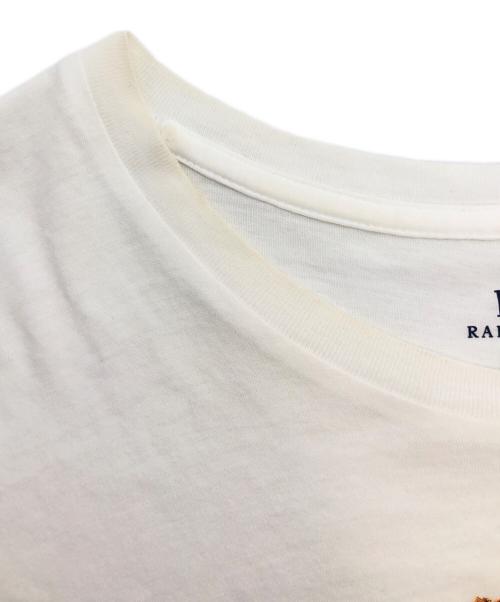 POLO RALPH LAUREN（ポロ・ラルフローレン）POLO RALPH LAUREN (ポロ・ラルフローレン) ポロベアプリントカットソー ホワイト サイズ:Lの古着・服飾アイテム