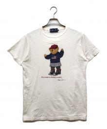 RALPH LAUREN（ラルフローレン）の古着「ポロベアプリントTシャツ」｜ホワイト