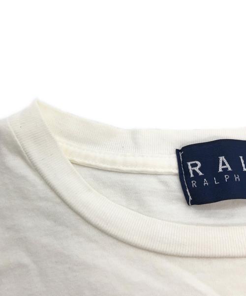 RALPH LAUREN（ラルフローレン）RALPH LAUREN (ラルフローレン) ポロベアプリントTシャツ ホワイト サイズ:Mの古着・服飾アイテム