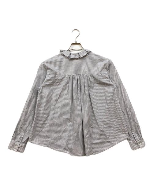 HADDOW（ハドウ）haddow (ハドウ) たたみフリルカラーシャツ グレー サイズ:2の古着・服飾アイテム