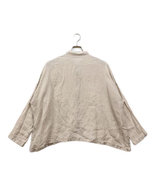 Vlas Blomme（ヴラスブラム）Vlas Blomme (ヴラスブラム) ワイドシャツ アイボリー サイズ:freeの古着・服飾アイテム