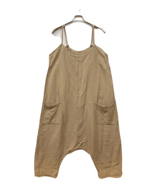 Vlas Blomme（ヴラスブラム）Vlas Blomme (ヴラスブラム) Linen viscose canvas サロペット ベージュ サイズ:freeの古着・服飾アイテム