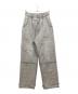 YENN（イエン）の古着「HIGH RISE TUCK WIDE PANTS」｜グレー