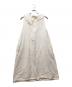 Vlas Blomme（ヴラスブラム）の古着「Linen Bamboo 2wayアシンメトリードレス」｜ホワイト