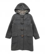 BURBERRY LONDONバーバリーロンドン）の古着「ノヴァチェックライニングダッフルコート」｜グレー