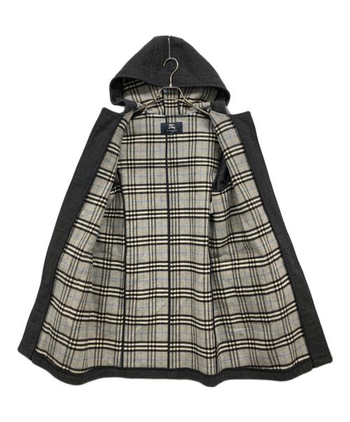 BURBERRY LONDON（バーバリーロンドン）BURBERRY LONDON (バーバリーロンドン) ノヴァチェックライニングダッフルコート グレー サイズ:150Aの古着・服飾アイテム