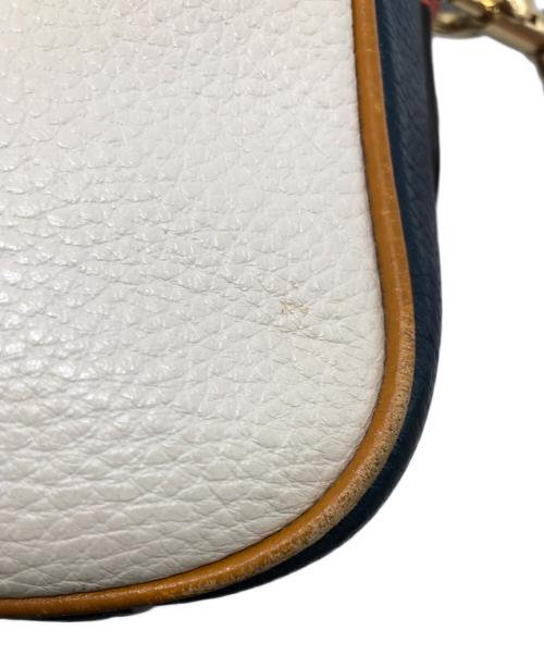 COACH（コーチ）COACH (コーチ) ショルダーバッグ ホワイト×ブルーの古着・服飾アイテム