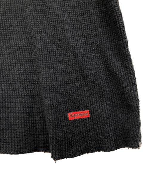 Hanes（ヘインズ）Hanes (ヘインズ) Supreme (シュプリーム) サーマルカットソー ブラック サイズ:XLの古着・服飾アイテム
