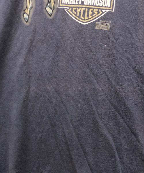 HARLEY-DAVIDSON（ハーレーダビッドソン）HARLEY-DAVIDSON (ハーレーダビッドソン) ホースプリントTシャツ ネイビー サイズ:XLの古着・服飾アイテム