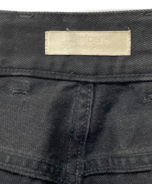 mfpen（エムエフペン）mfpen (エムエフペン) 2タックデニムパンツ ブラック サイズ:不明（実寸サイズをご確認ください）の古着・服飾アイテム