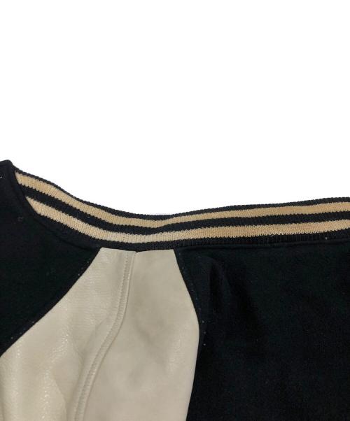 Golden Bear（ゴールデンベア）Golden Bear (ゴールデンベア) スタジャン ブラック×ベージュ サイズ:記載無し（実寸サイズをご確認ください）の古着・服飾アイテム