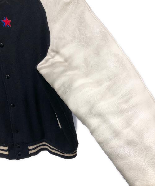 Golden Bear（ゴールデンベア）Golden Bear (ゴールデンベア) スタジャン ブラック×ベージュ サイズ:記載無し（実寸サイズをご確認ください）の古着・服飾アイテム