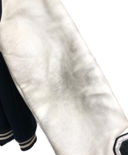 Golden Bear（ゴールデンベア）Golden Bear (ゴールデンベア) スタジャン ブラック×ベージュ サイズ:記載無し（実寸サイズをご確認ください）の古着・服飾アイテム