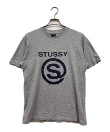 stussy（ステューシー）の古着「オールドロゴプリントtシャツ」｜グレー
