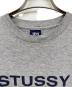 中古・古着 stussy (ステューシー) オールドロゴプリントtシャツ グレー サイズ:Ⅿ：8000円