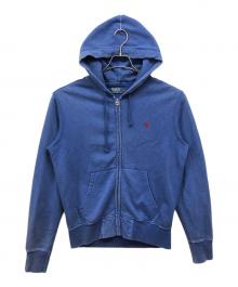 POLO RALPH LAUREN（ポロ・ラルフローレン）の古着「ジップパーカー」｜ブルー