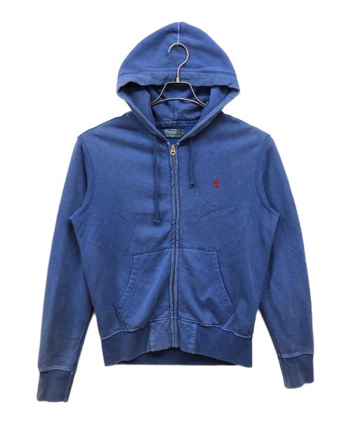 POLO RALPH LAUREN（ポロ・ラルフローレン）POLO RALPH LAUREN (ポロ・ラルフローレン) ジップパーカー ブルー サイズ:Sの古着・服飾アイテム