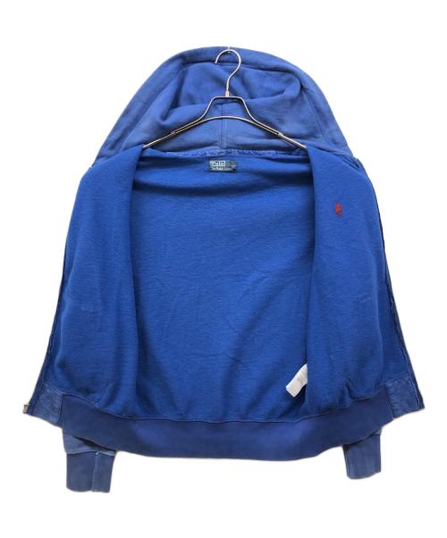 POLO RALPH LAUREN（ポロ・ラルフローレン）POLO RALPH LAUREN (ポロ・ラルフローレン) ジップパーカー ブルー サイズ:Sの古着・服飾アイテム